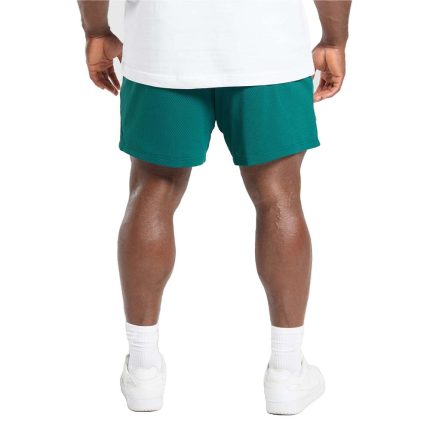 Black Leaf Mesh Custom Logo Gym Shorts