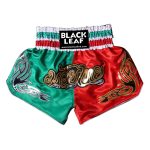 Black Leaf Customized Muay Thai Shorts