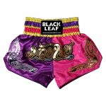 Black Leaf Customized Muay Thai Shorts