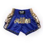 Muay Thai Shorts Blue Golden