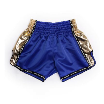 Muay Thai Shorts Blue Golden