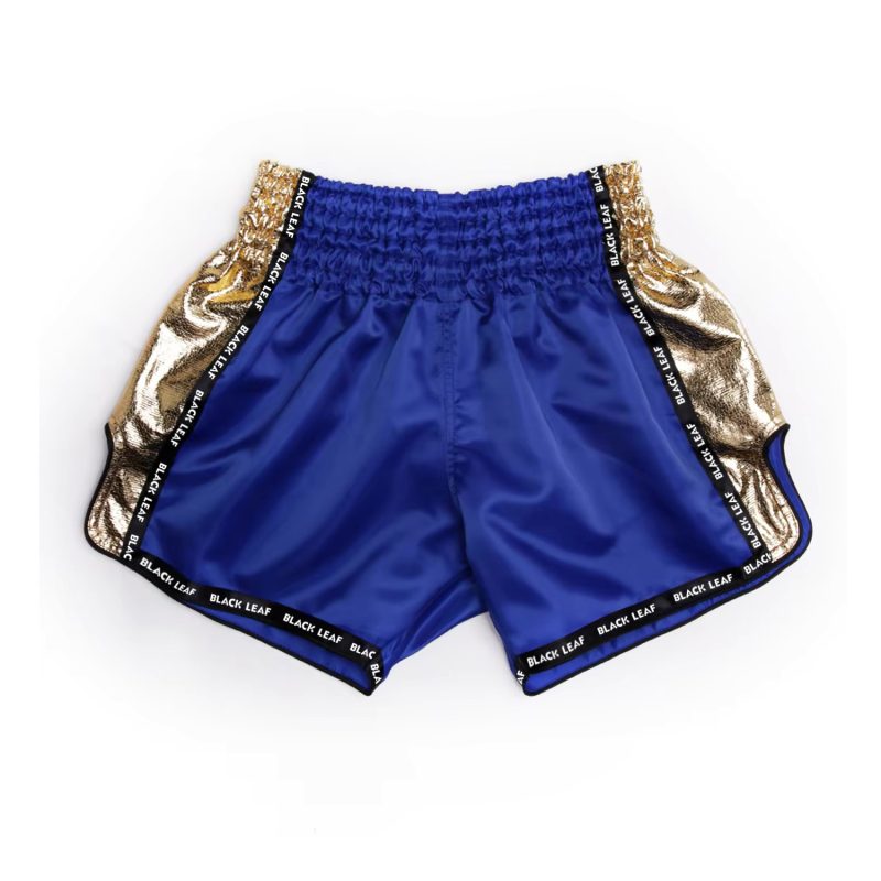 Muay Thai Shorts Blue Golden