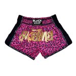 Sublimation Muay Thai Shorts With Side Mesh Panel