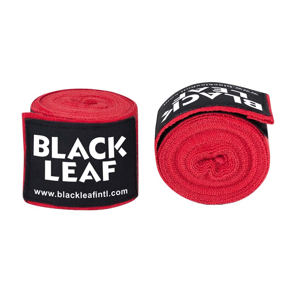 Black Lef Hand Wraps Red Boxing hand wraps