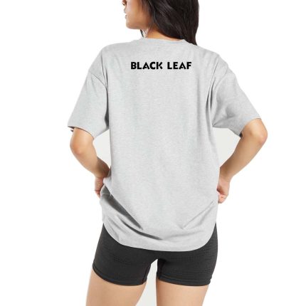 Black Leaf Comfort Unisex Fashion T shirt Mockup
