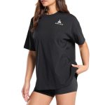 Black Leaf Women Crew Neck Super Comfortable Organic TShirts