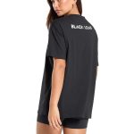 Black Leaf Women Crew Neck Super Comfortable Organic TShirts