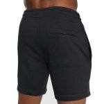 Black Leaf Custom Logo Cotton Sports Shorts