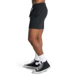 Black Leaf Custom Logo Cotton Sports Shorts