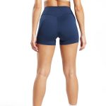 Black Leaf Custom Logo Women Gym Shorts