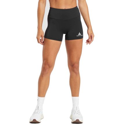 Black Leaf Custom Logo Women Training Shorts